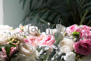 NJ wedding flowers bride